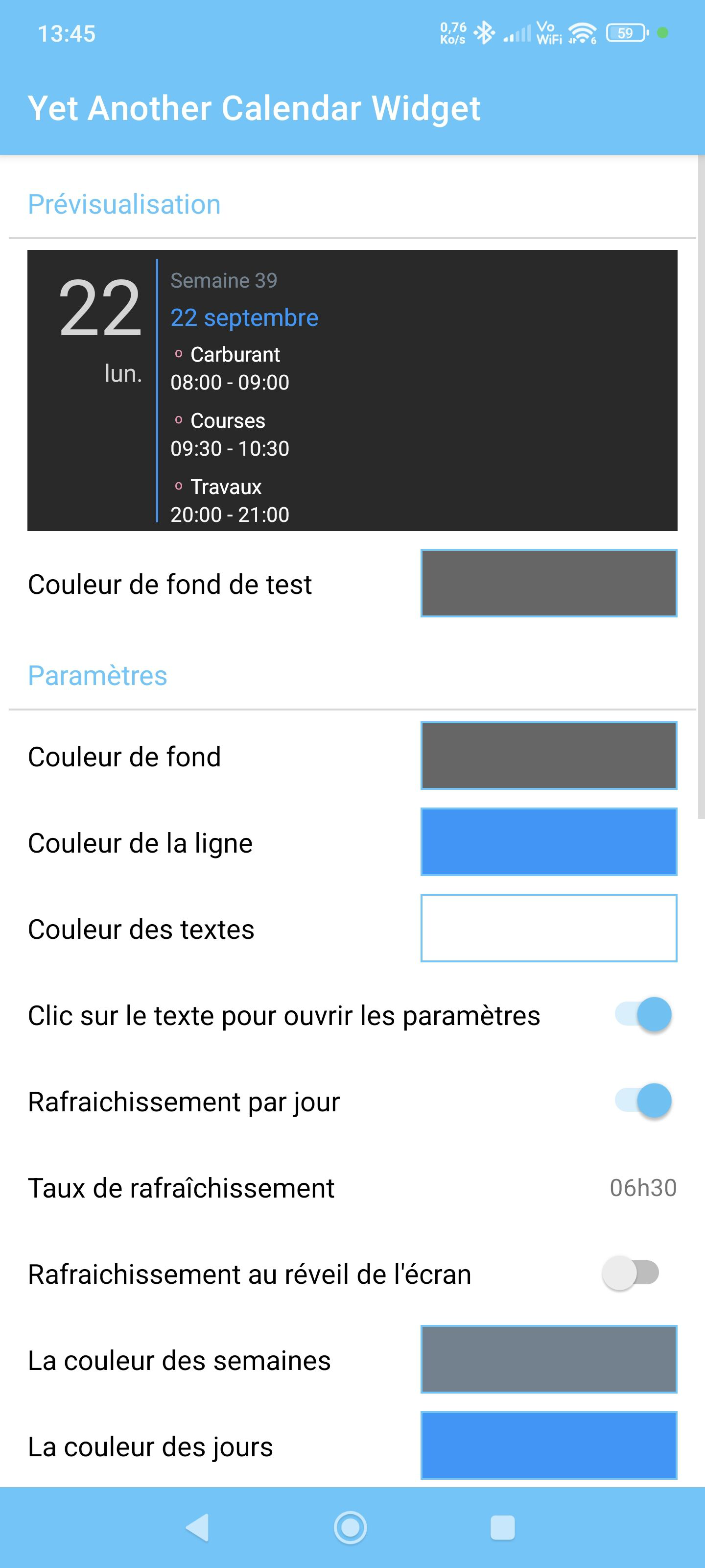 Yet Another Calendar Widget